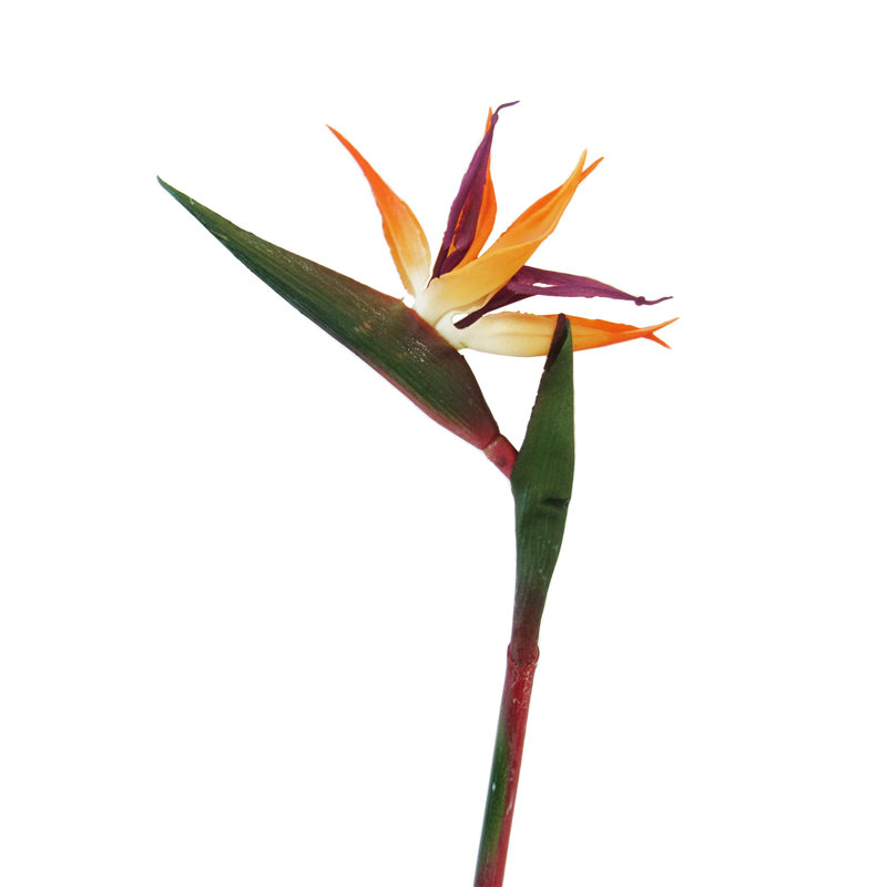 Tige de fleur artificielle tropicale, H 33 po x l 9 po x P 3 po