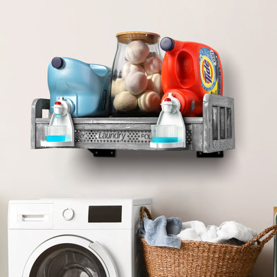 Wood Laundry Room Organizer