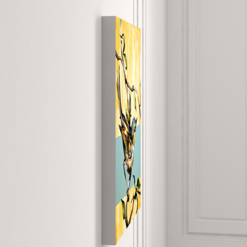 Warbler B Painting by Chelsea Art Studio, Glass Coat, 72" H x 54" W x 1.5" D