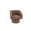 Fauteuil d'appoint pivotant classique, fauteuil confortable-10136888