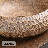 17.7" Round Ceramic Vessel Sink, Rustic Hand-Carved Textured Bathroom Sink, Speckled Earthy Finish-120866987