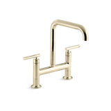 Purist® Two-Hole Deck-Mount Bridge Kitchen Sink Faucet