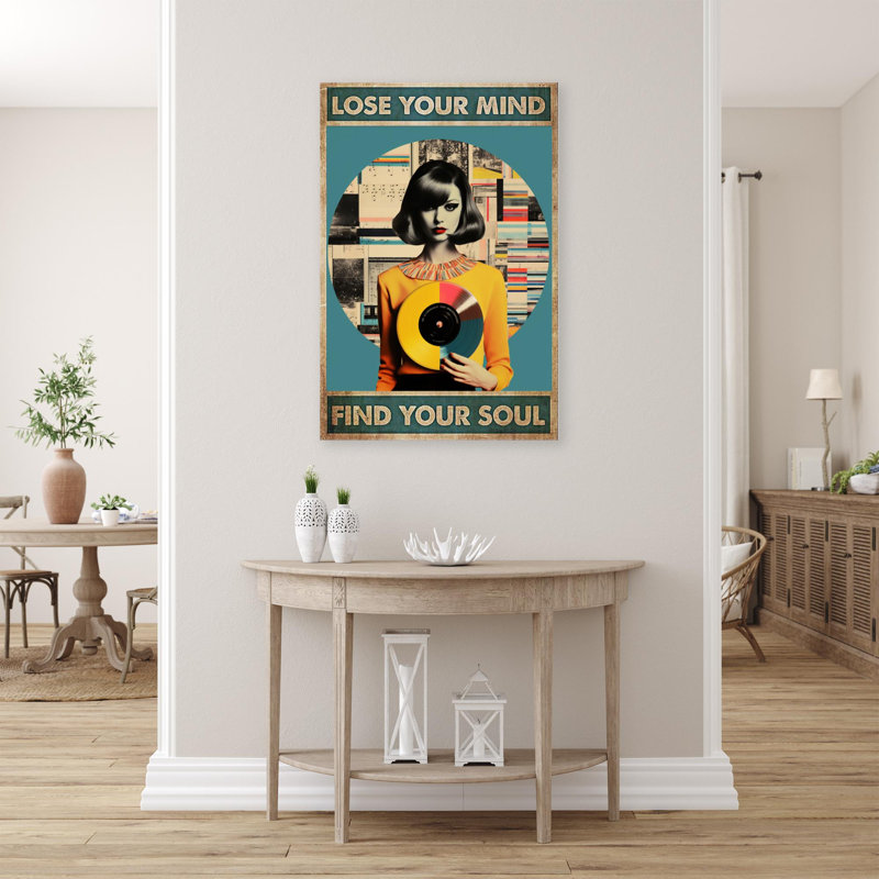 «Jarose» Lose Your Mind 2 sur toile, H 36 po x l 24 po x P 1,25 po