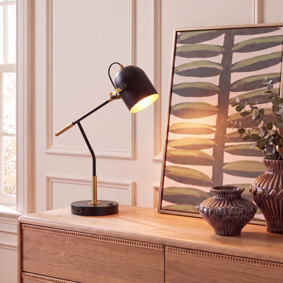 Channie Metal USB Desk Lamp