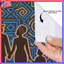 Rideaux de douche silhouette africaine-23100254-23100320
