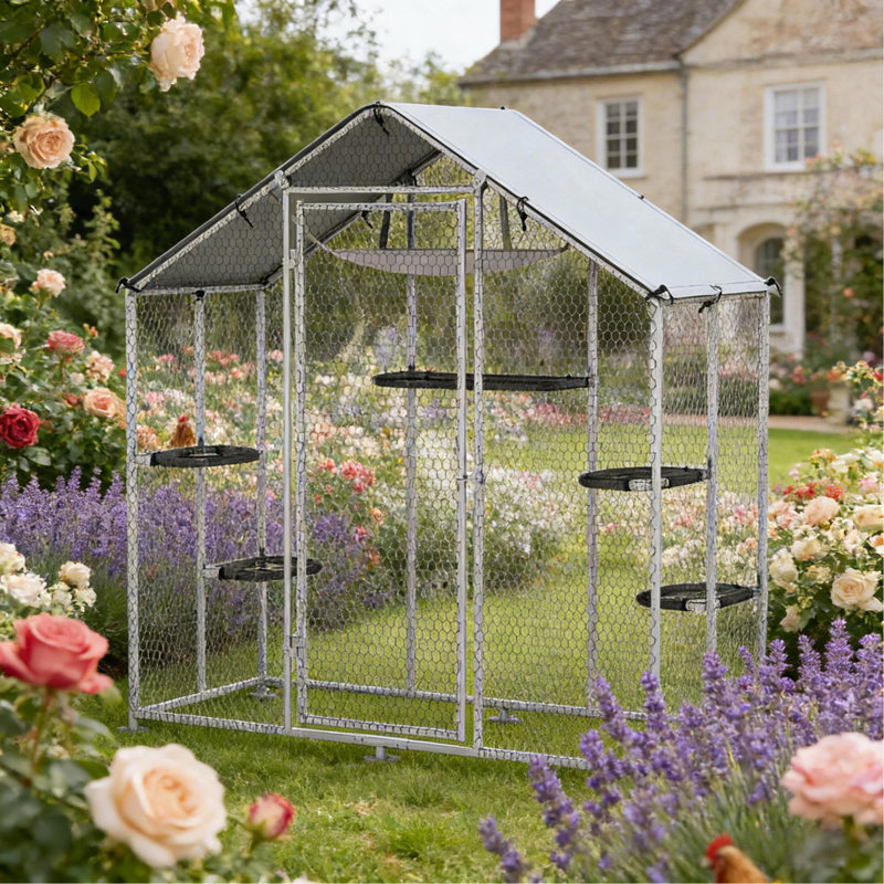 Cage pour animaux de compagnie, cage de patio pour chat sans rendez-vous, grande cage d'extérieur pour chat
