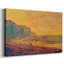 Marée basse à Pourville, temps brumeux, 1882, toile tendue avec châssis-855321209