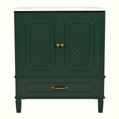 Meuble-lavabo avec lavabo et armoire avec tiroirs