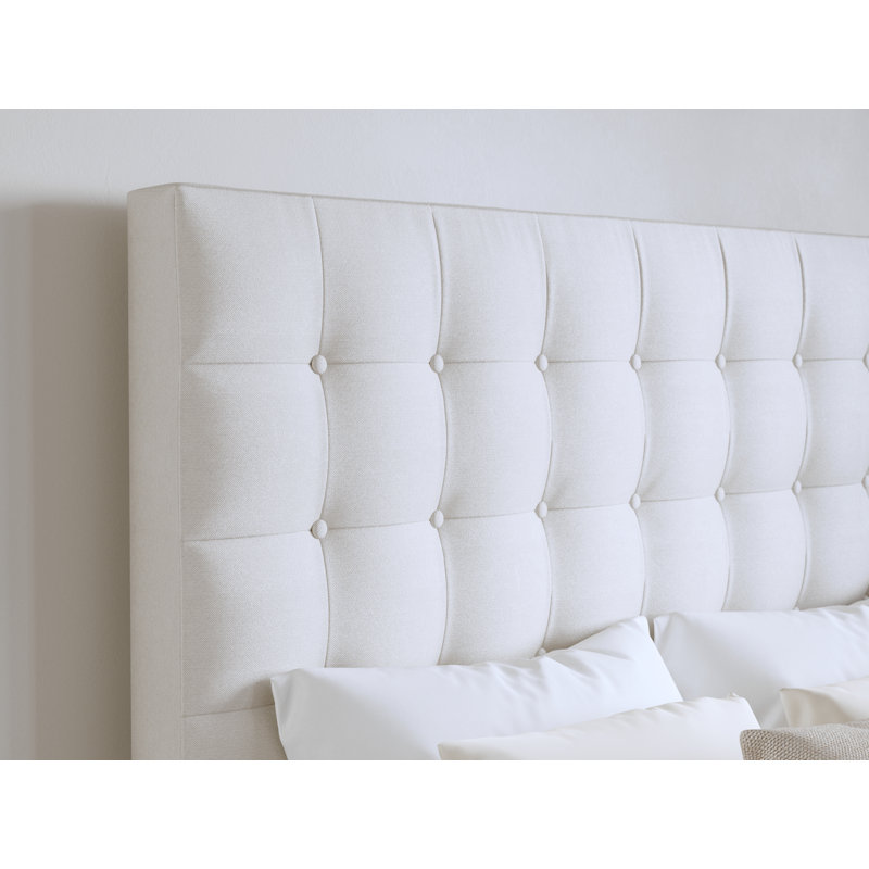 Tête de lit tapissier Salm, Très grand, White