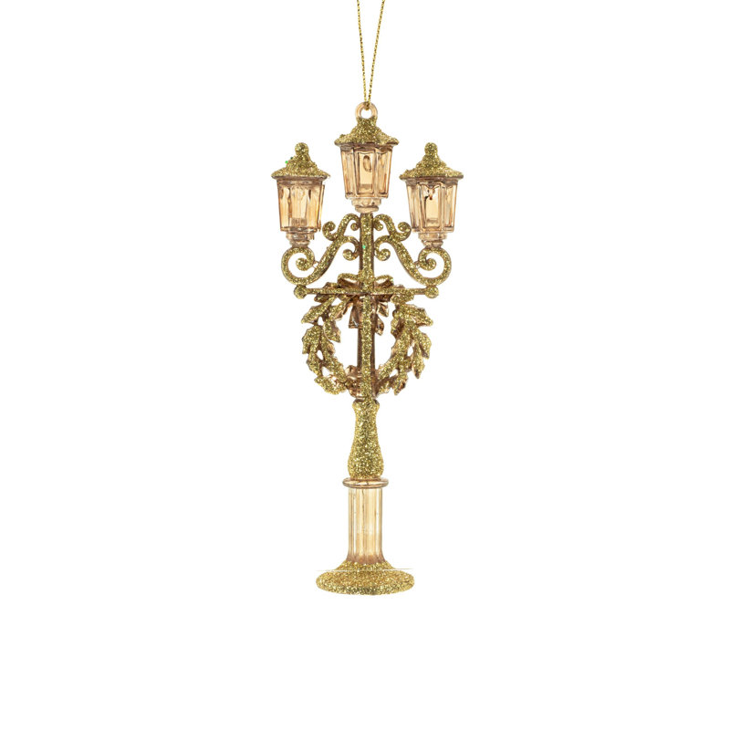 Ornement lampe brune brune (paquet de 4)
