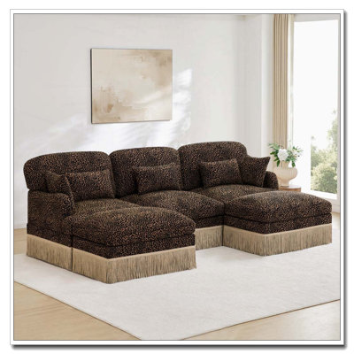 Canapé Comfy Chenille Leopard