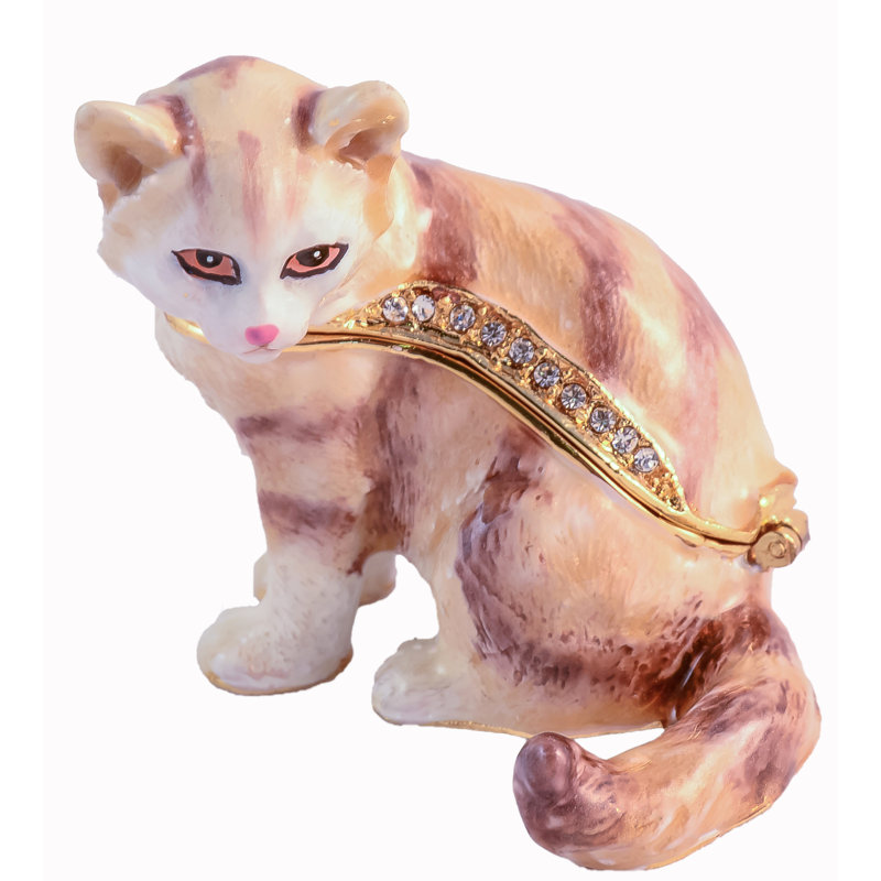 Cat Metal Decorative Box