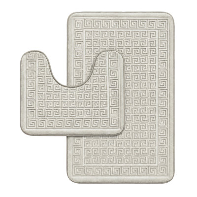 2PCS STAVROS GREEK MEMORY BATH SET CREAM