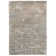 Silk Abstract Area Rug in Light Silver/Gray