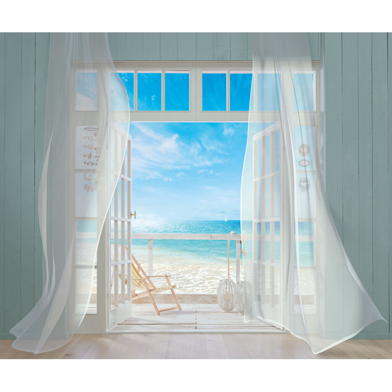 Vazquez Malibu 2.54m x 368cm Wallpaper Roll
