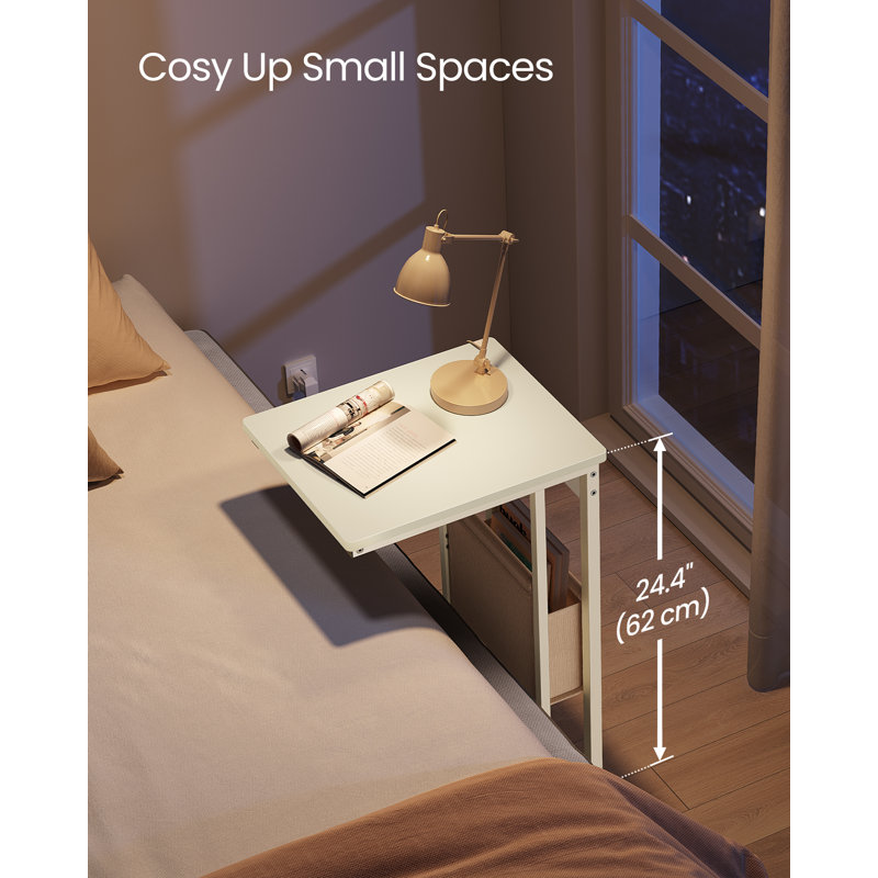 End Table, White, White