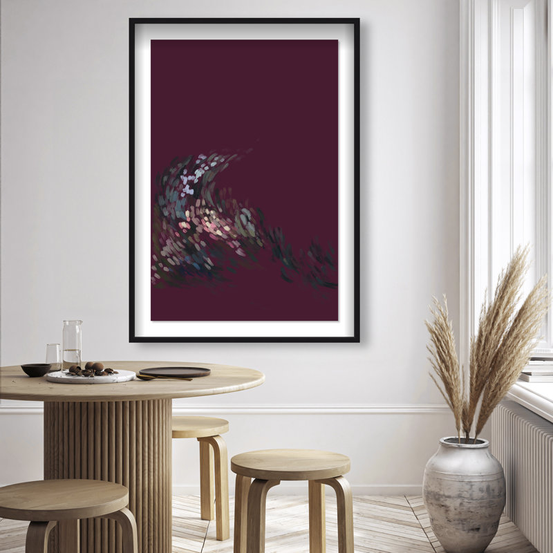 A Spring Wave Print by Oliver Gal, 37.5"H x 55.5"W, Black Shadowbox