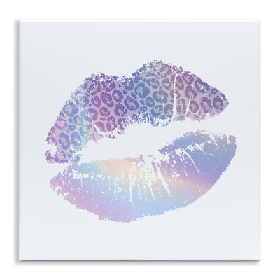 Plaque murale Glam à motifs Kiss, design par Kim Allen
