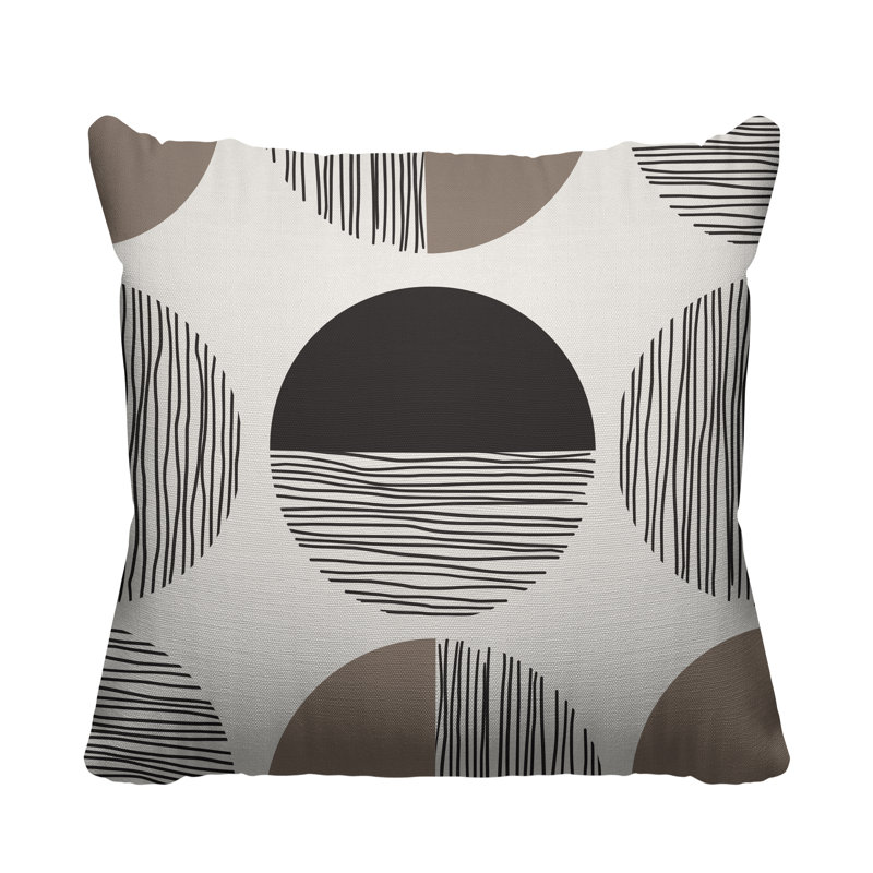 Coussin intérieur / extérieur Dubo, L 15 po x H 15 po, Beige