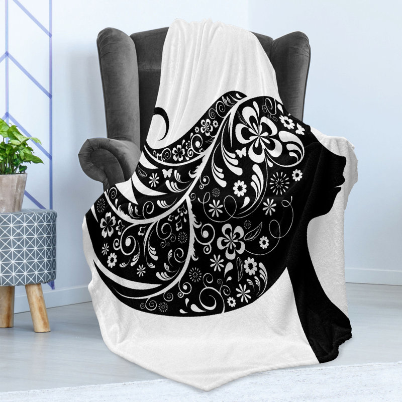 Hand Woven Throw Blanket, 50" W x 60" L