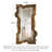 Zen-Style Pine Frame Wall-Mounted Full-Length Mirror-118769978