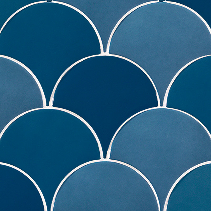5" x 5" Ceramic Wall Tile, Surf