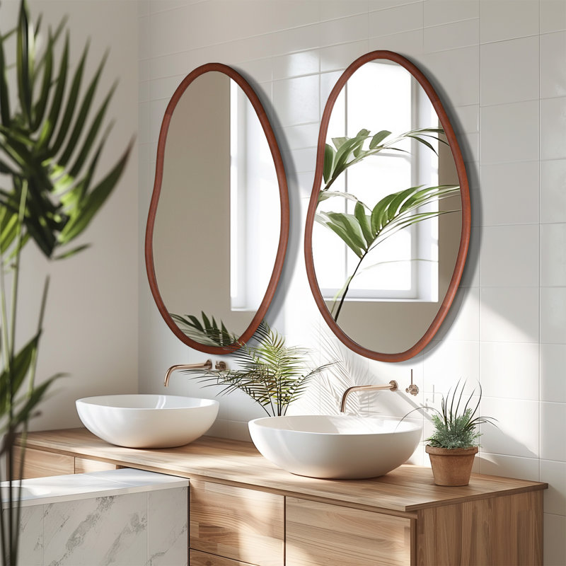 Asymmetrical Mirror Finleyville Decor for Bedroom & Hall