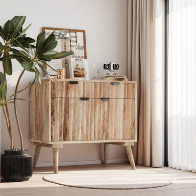 Kiyra Mango Wood Storage Cabinet