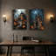 2 Piece Wrapped Canvas Wall Art-325779055