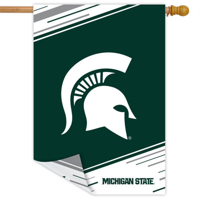 Michigan State University NCAA Licensed Double-Sided House Flag