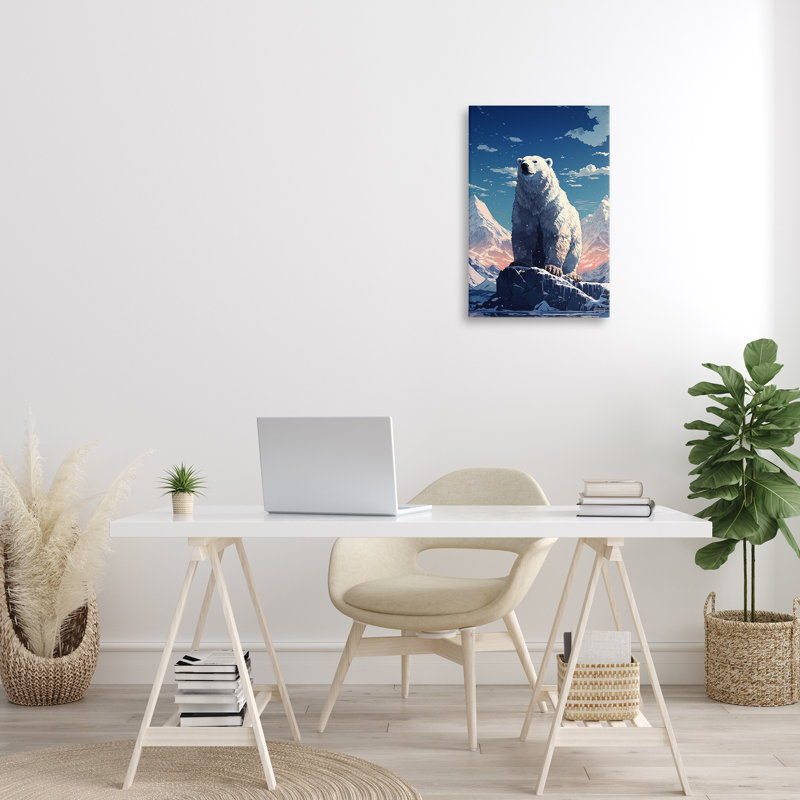 «Snowy Bear» par Roozbeh Bahramali, H 24 po x l 16 po