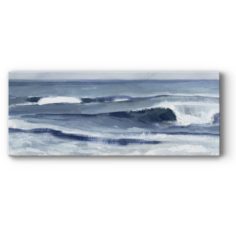 «Surf Spray I» sur toile, H 12 po x l 30 po x P 1,5 po