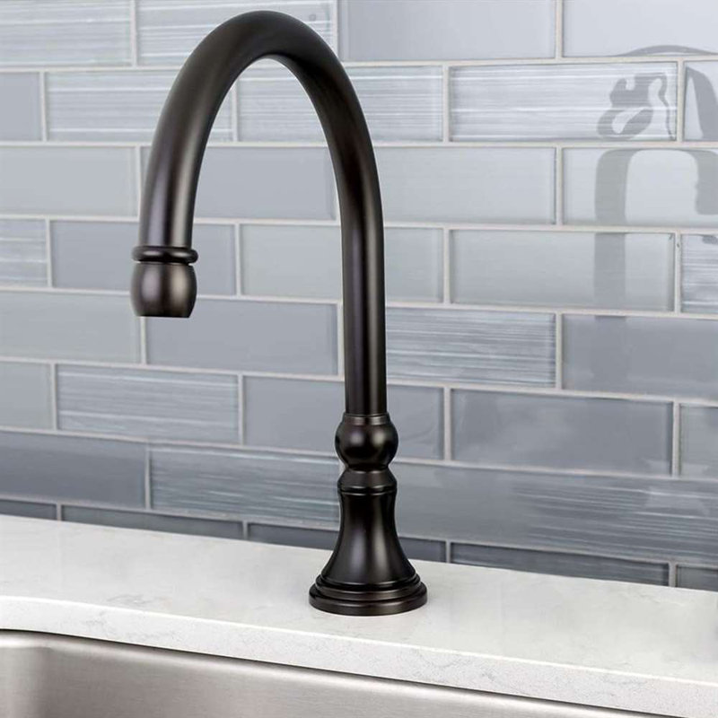 Robinet sans contact Fontana, finition bronze