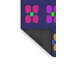 Tapis mauve/bleu à tisser électrique-34275922