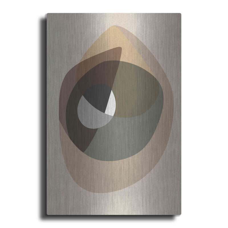 Winston Porter «Workup 6» par Design Fabrikken, art mural en métal, H 16 po x l 12 po