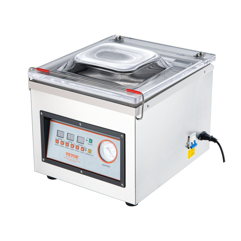 VEVOR DZ-260C Chamber Vacuum Sealer with Accessories, 320W Commercial Food Vacuum Packaging Machine