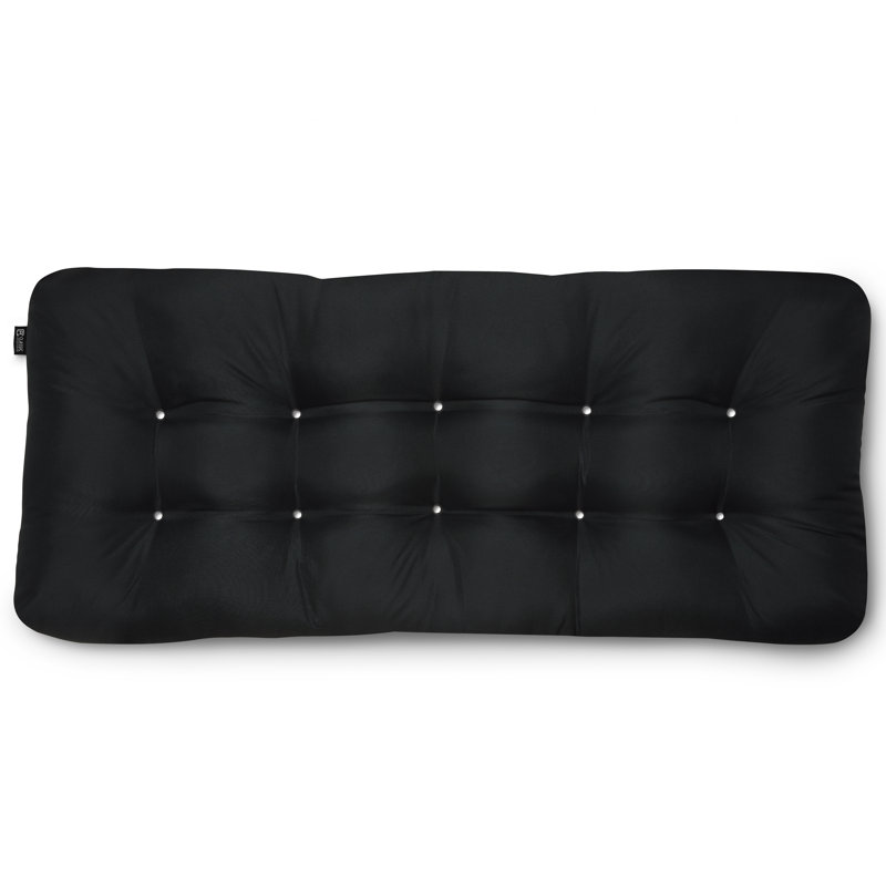 Bergholt Outdoor 5'' Bench Seat Cushion, Black, 54" W x 6.61" D