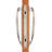 Modena Contemporary Sliding Door Handle Pull Plate (Mortise Lock Not Included)