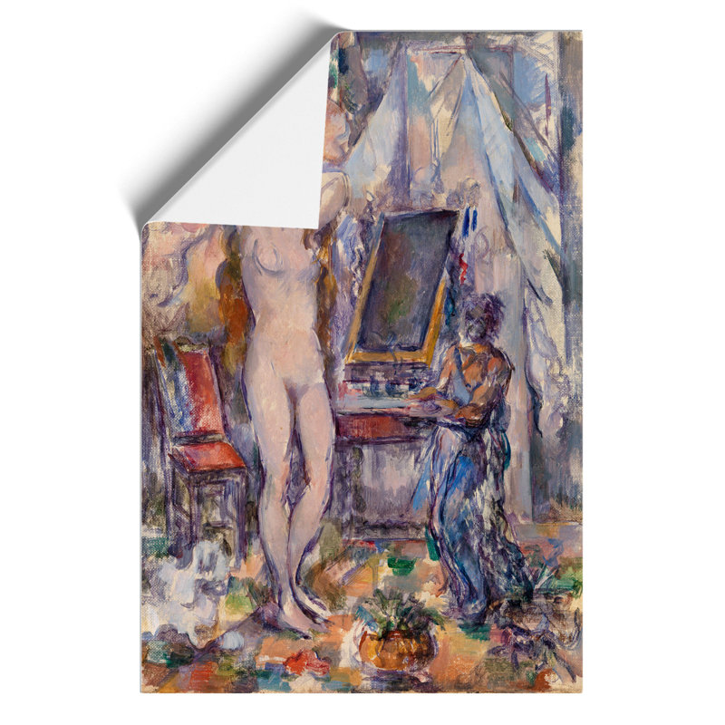 The Toilette by Paul Cezanne - No Frame Painting, 30cm H x 21cm W x 0.1cm D