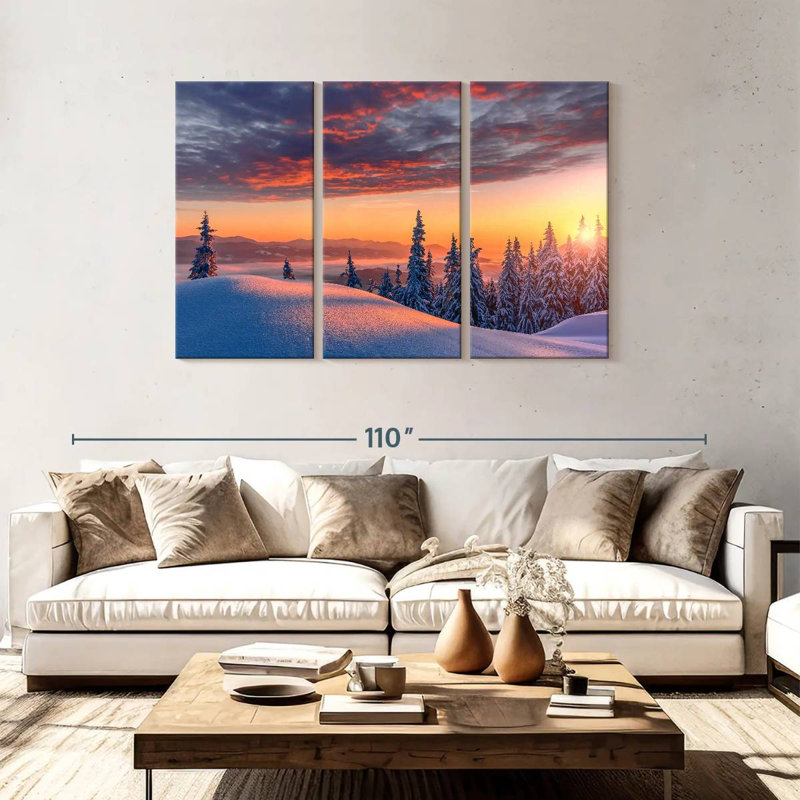 Alvord Alps Winter Wonderland, 48" H x 74" W