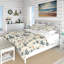 Ensemble de housse de couette Vintage Beige Minimalisme-1995937042