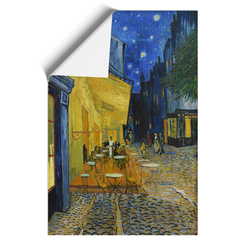 Cafe Terrace at Night by Vincent van Gogh - Frameless Print, 42cm H x 30cm W x 0.1cm D