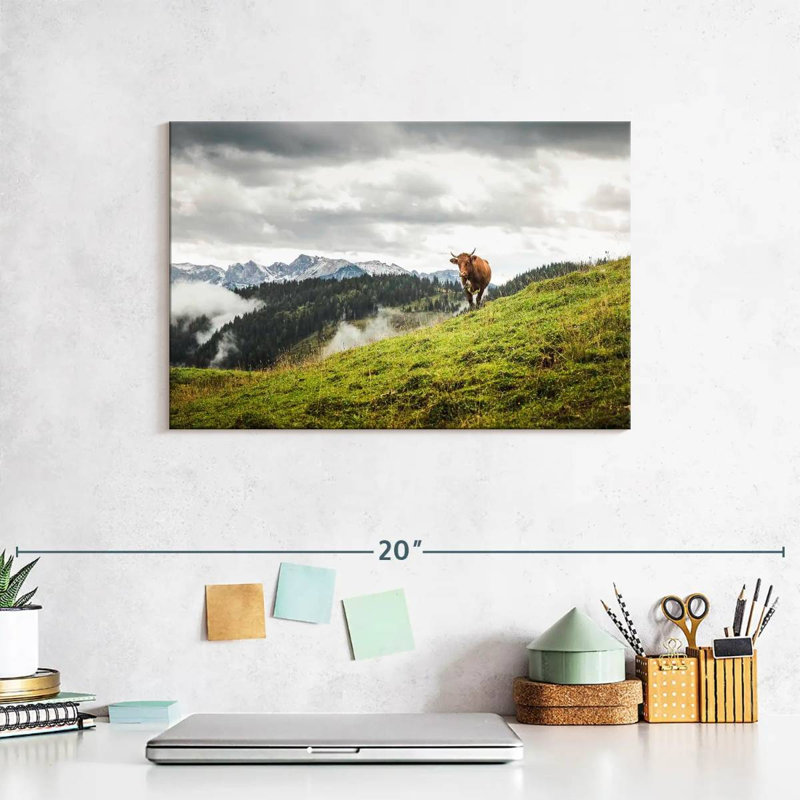 Alvord Lone Mountain Cow, 8" H x 12" W