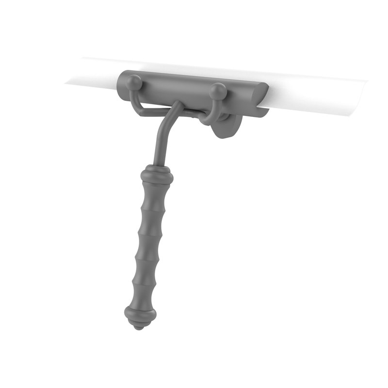 Wavy Handle Squeegee, Matte Gray