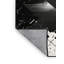 Machine Washable Manhasset Modern Geometric Rug in Black – Black Binding-633852853