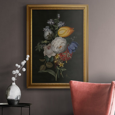 " Dramatic Bouquet III " Painting Print