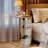 3-drawer Mirrored End Table Set, No Assembly, Modern Narrow Sofa Side Table, Wood Nightstand Bedside Table