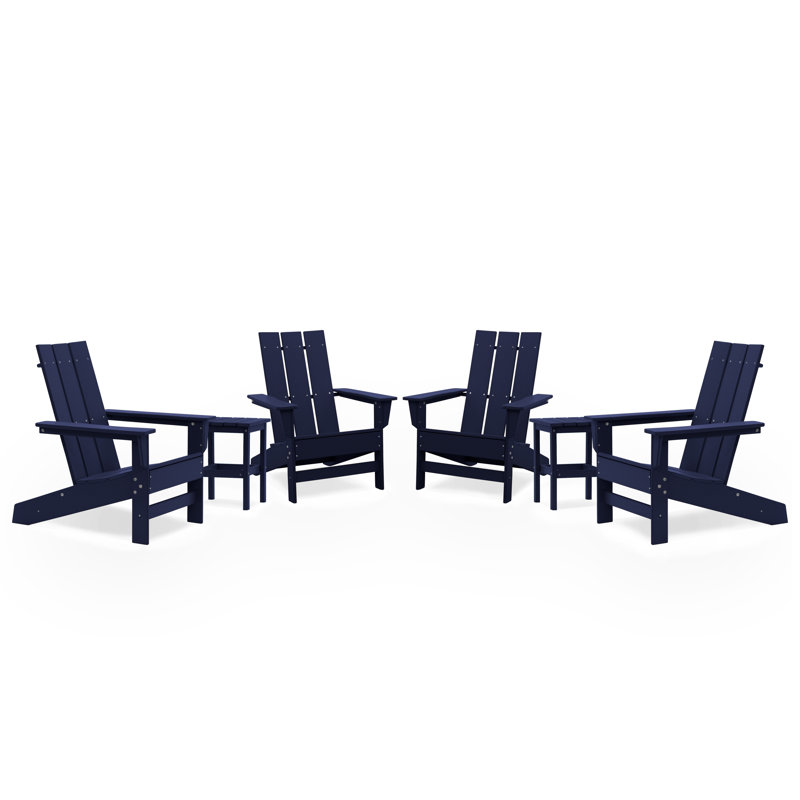 Ratcliff 4 - Person Patio Conversation Set, Navy