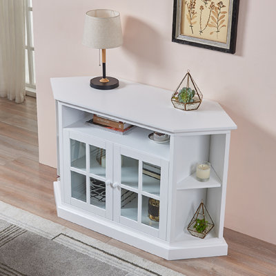 Unfinished Corner TV Stand for TVs up to 58"