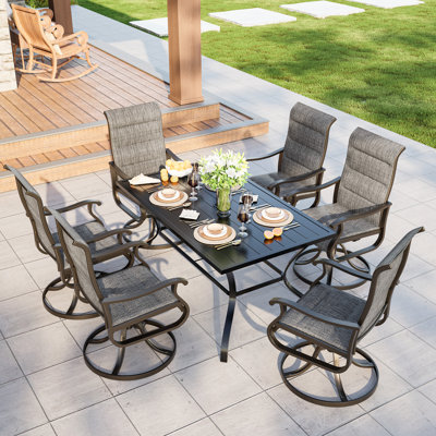 Huma Rectangular 6 - Person 53" Long Dining Set by Wildon Home